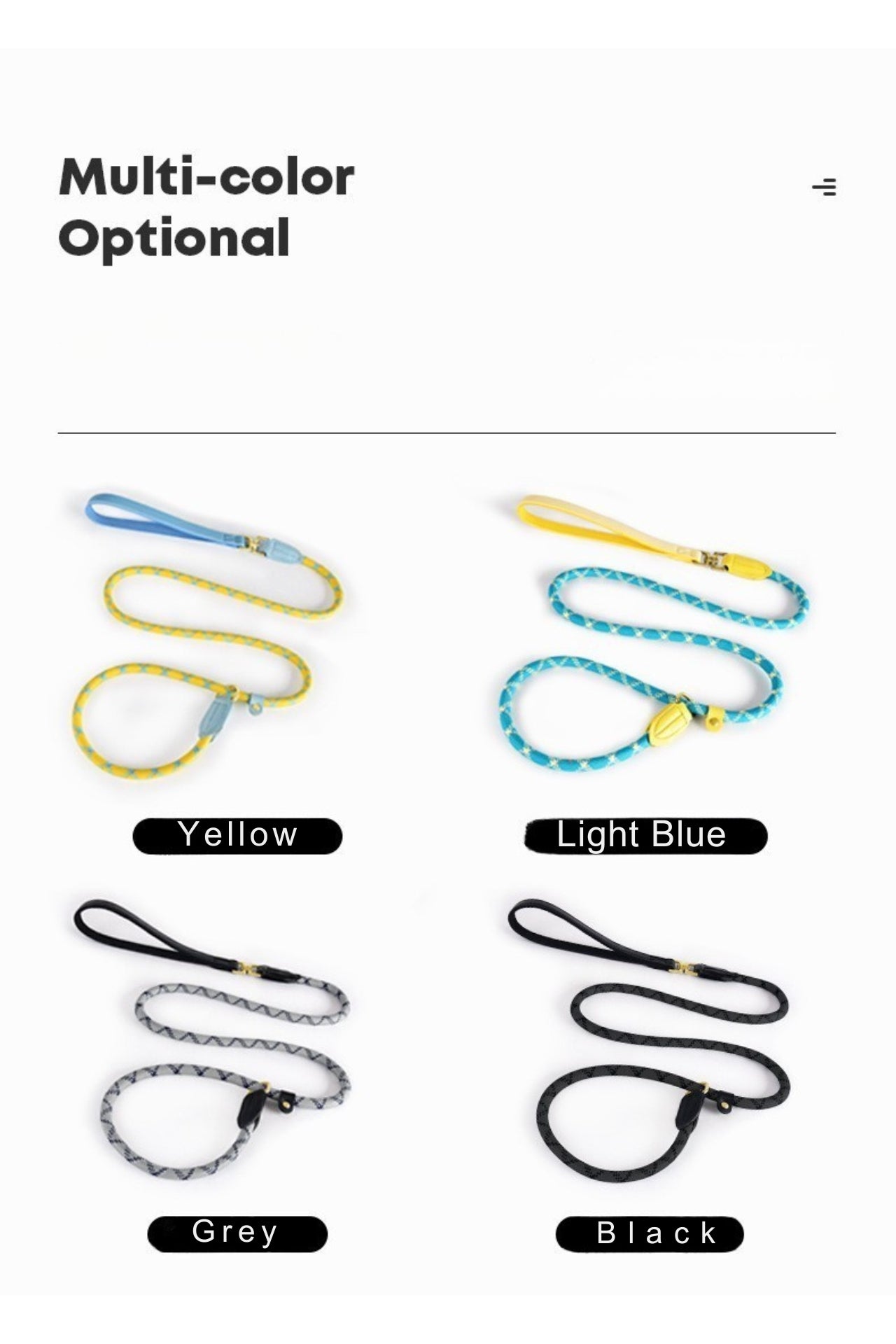 Dog Reflective Strip Leash